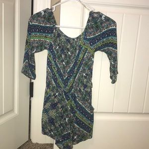 multi color romper size junior small!